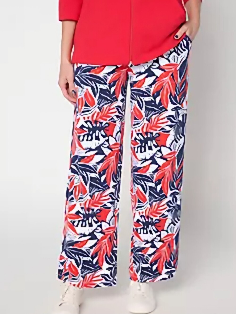 Wide Leg Beach Jersey New Denim&Co 3X